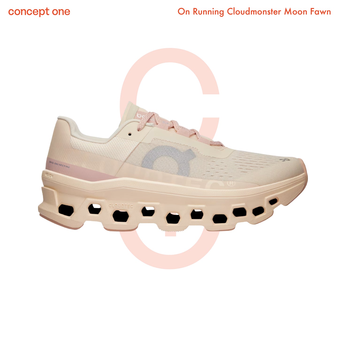 On Running Cloudmonster Moon Fawn (W)