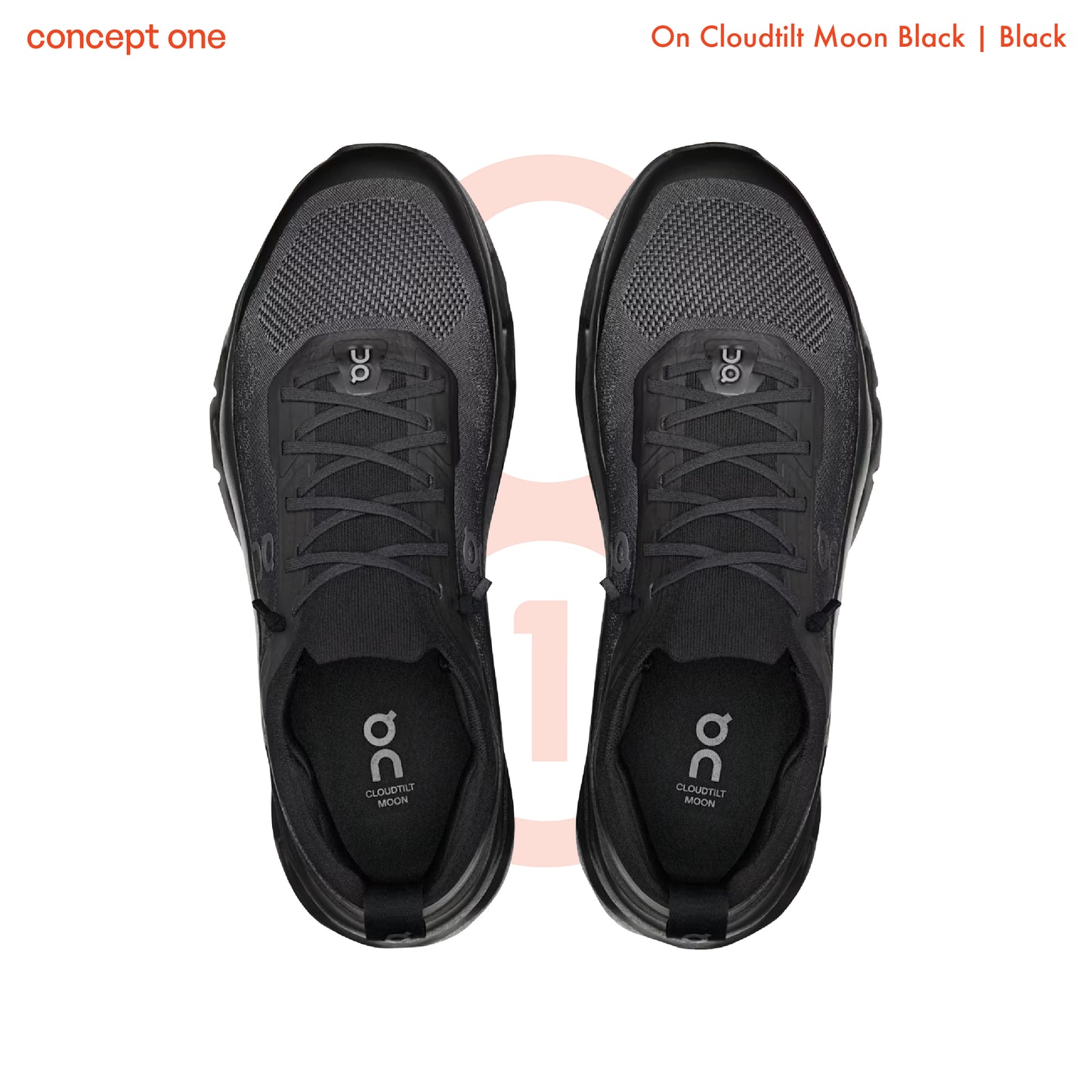 On Running Cloudtilt Moon Black (W)