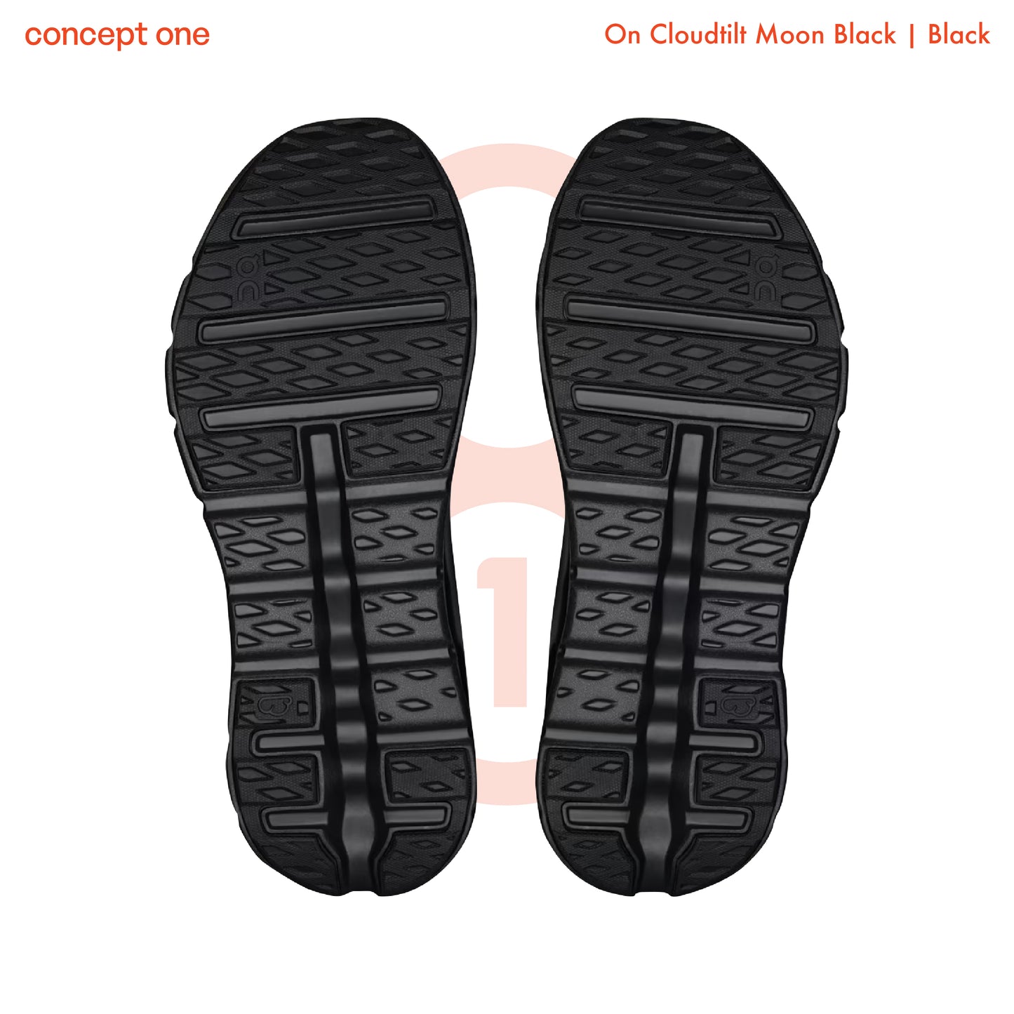 On Running Cloudtilt Moon Black (W)