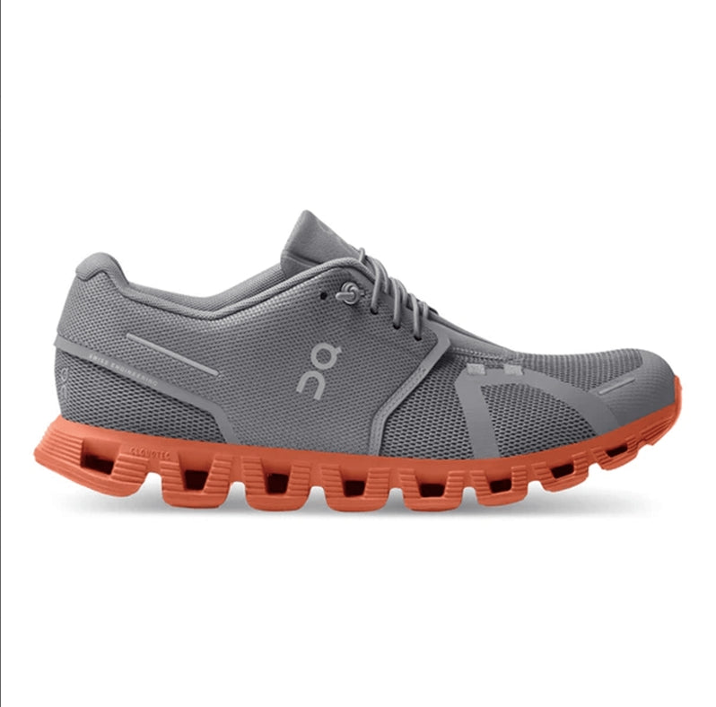 On Running Cloud 5 Zinc Grey Canyon Orange ( M )