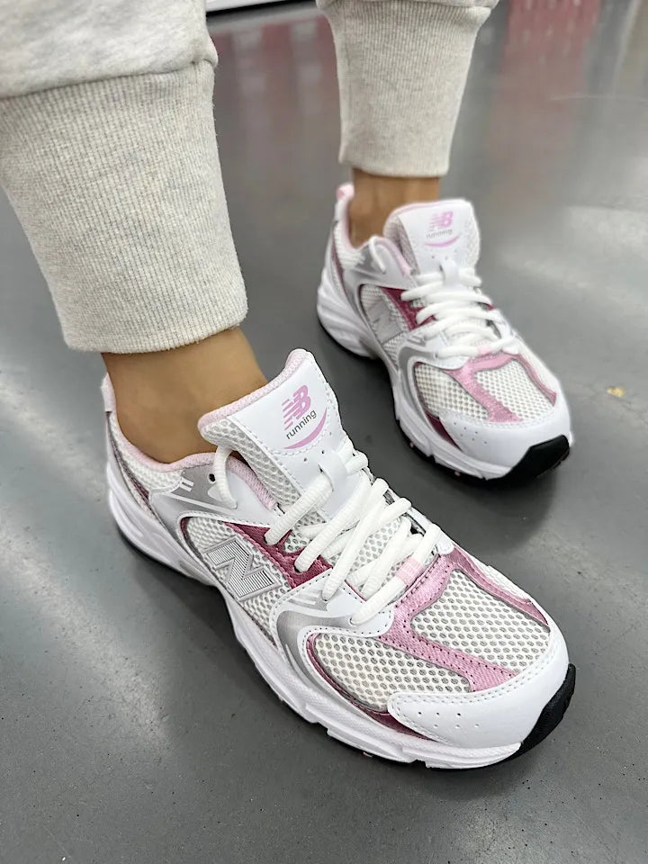 New Balance 530 White Whit Pink (GS)