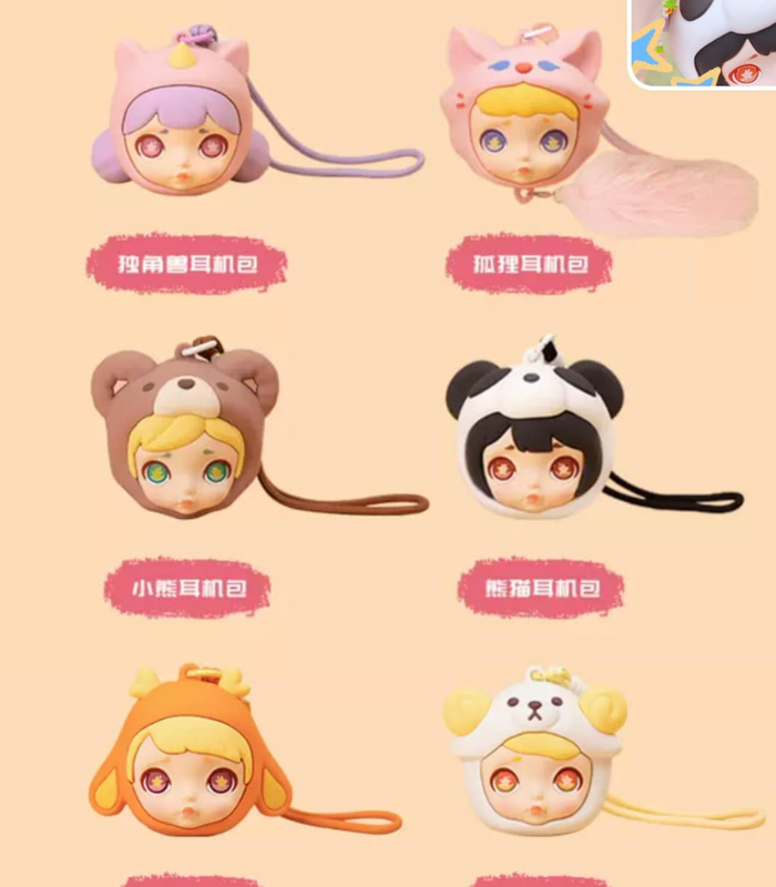 LAURA Animal Earphones Pack series