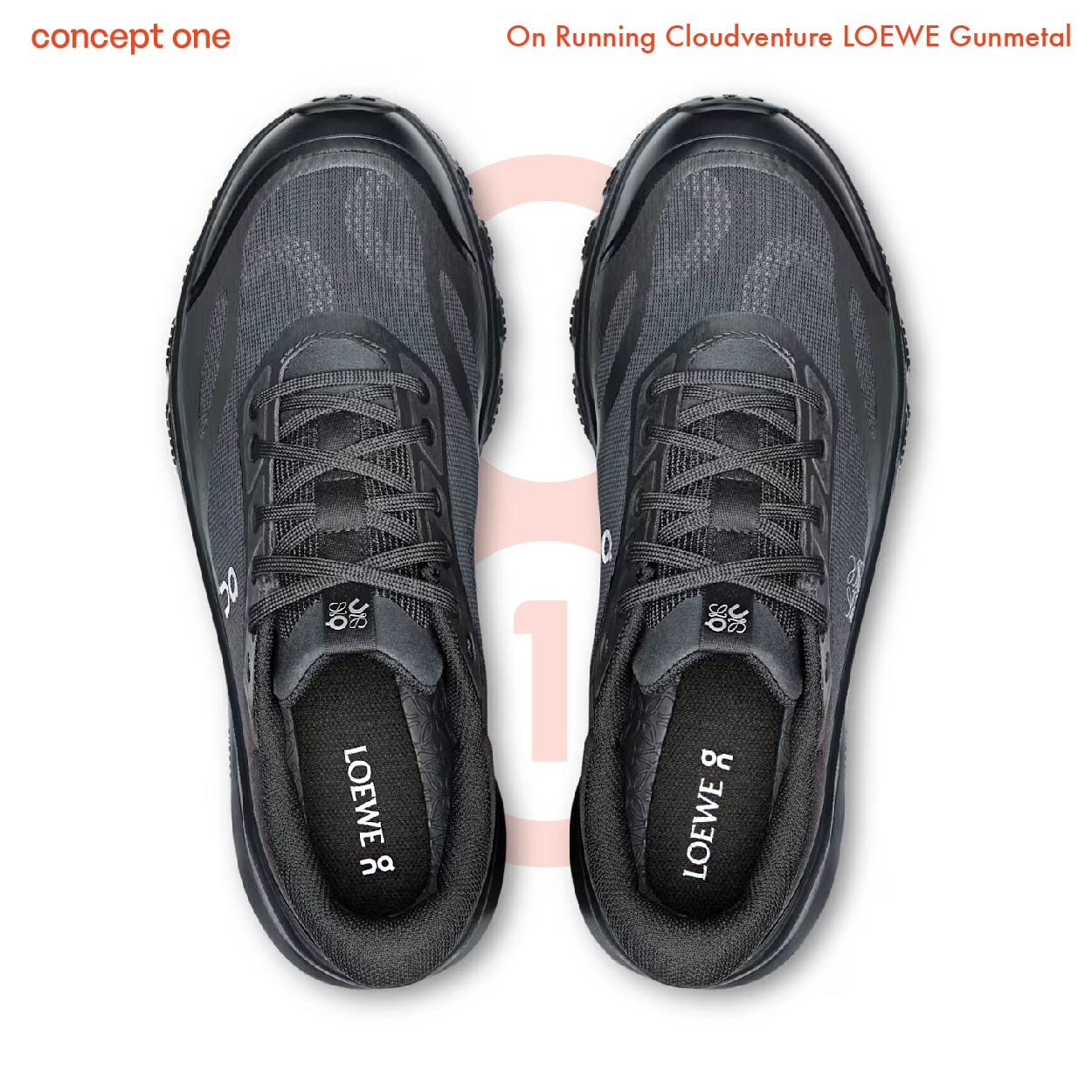 Loewe x On Running Cloudventure 2.0 Gunmetal (M)