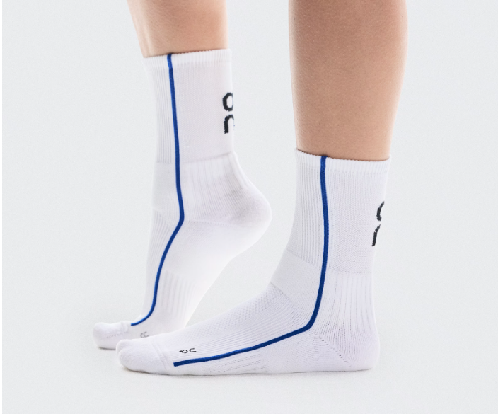 Court Sock High White Indigo 2UF10090629 (M)
