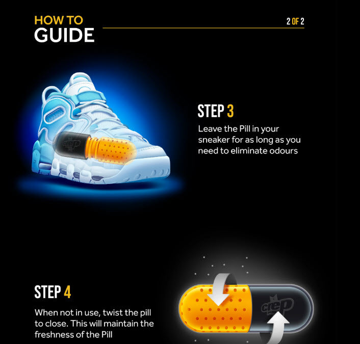 Crep Sneaker freshener pill