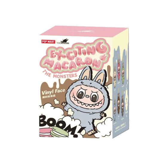Pop Mart Labubu THE MONSTERS - Tasty Macarons Vinyl Face Blind Box
