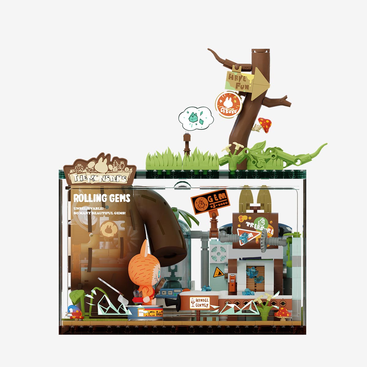 THE MONSTERS Forest Secret Base Series Blocks