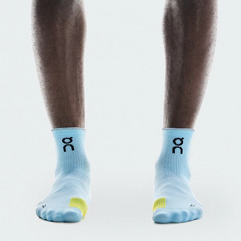 Performance Run Sock Low Blue-Yellow 2UF10053336 (M)