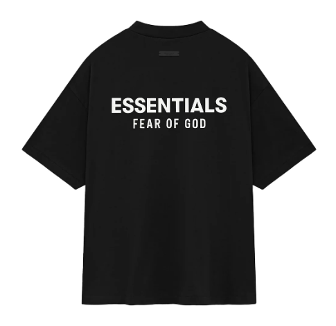 Essentials Core Logo Jersey Crewneck Tee Black (FW24)