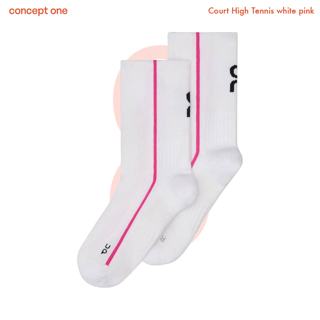 Court High Tennis white pink 2UF10092626 (M)