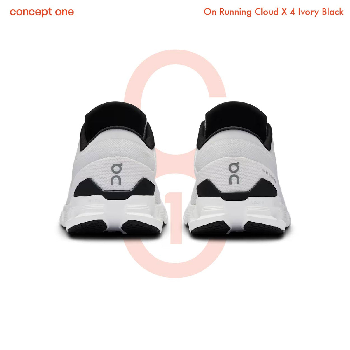On Running Cloud X 4 Ivory Black (W)