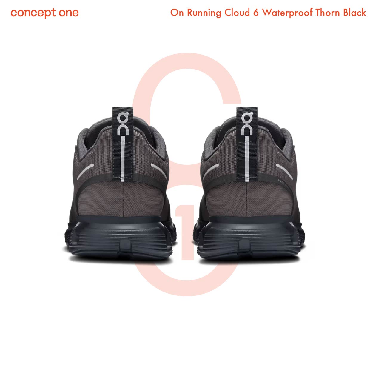 On Running Cloud 6 Waterproof Thorn Black (M)