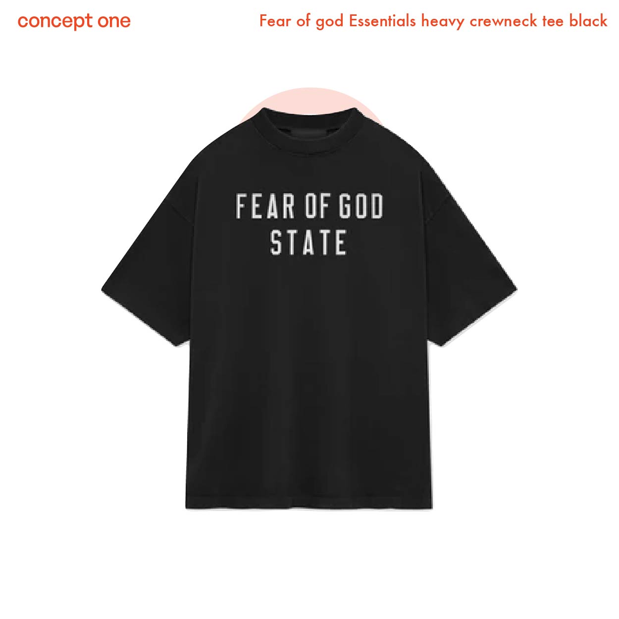 Fear of God Essentials Heavy Crewneck Tee Black