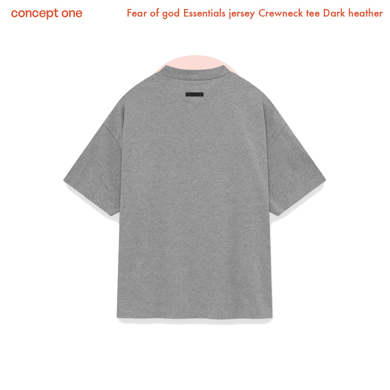 Fear of God Essentials Jersey Crewneck Tee Dark Heather (FW24)