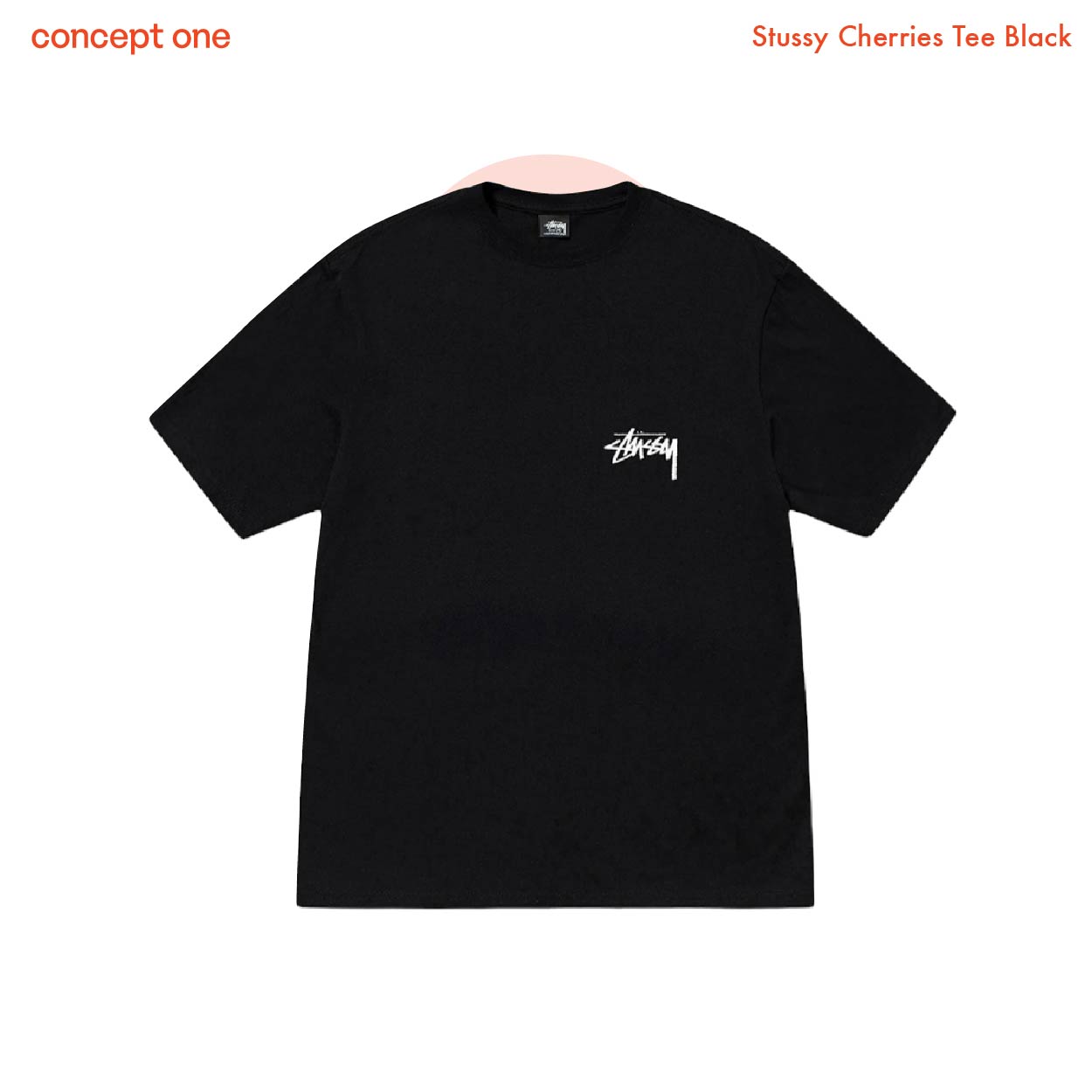 Stussy Cherries Tee Black