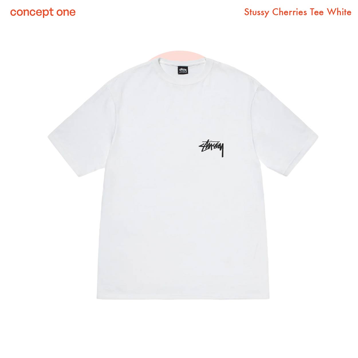 Stussy Cherries Tee White