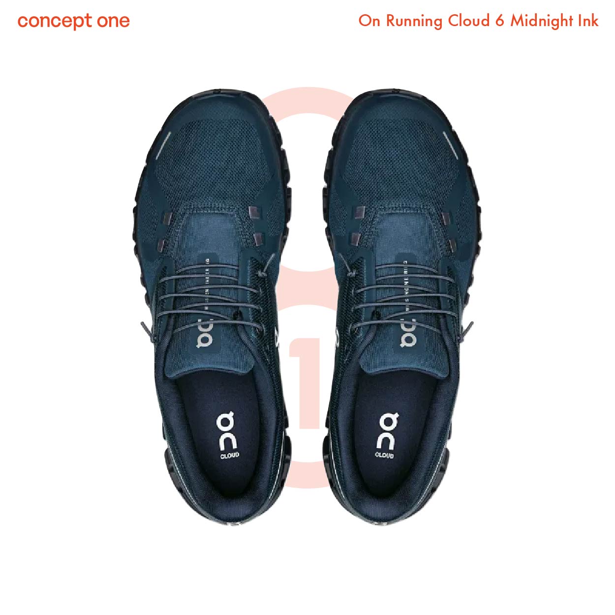 On Running Cloud 6 Midnight Ink (M)
