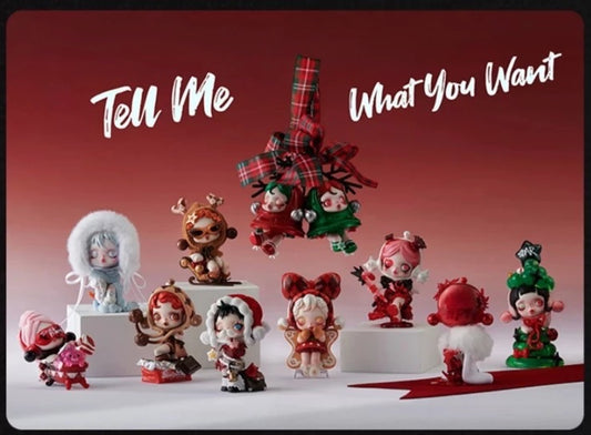 POPMART Skullpanda tell me what you want Series Blind Box Figures