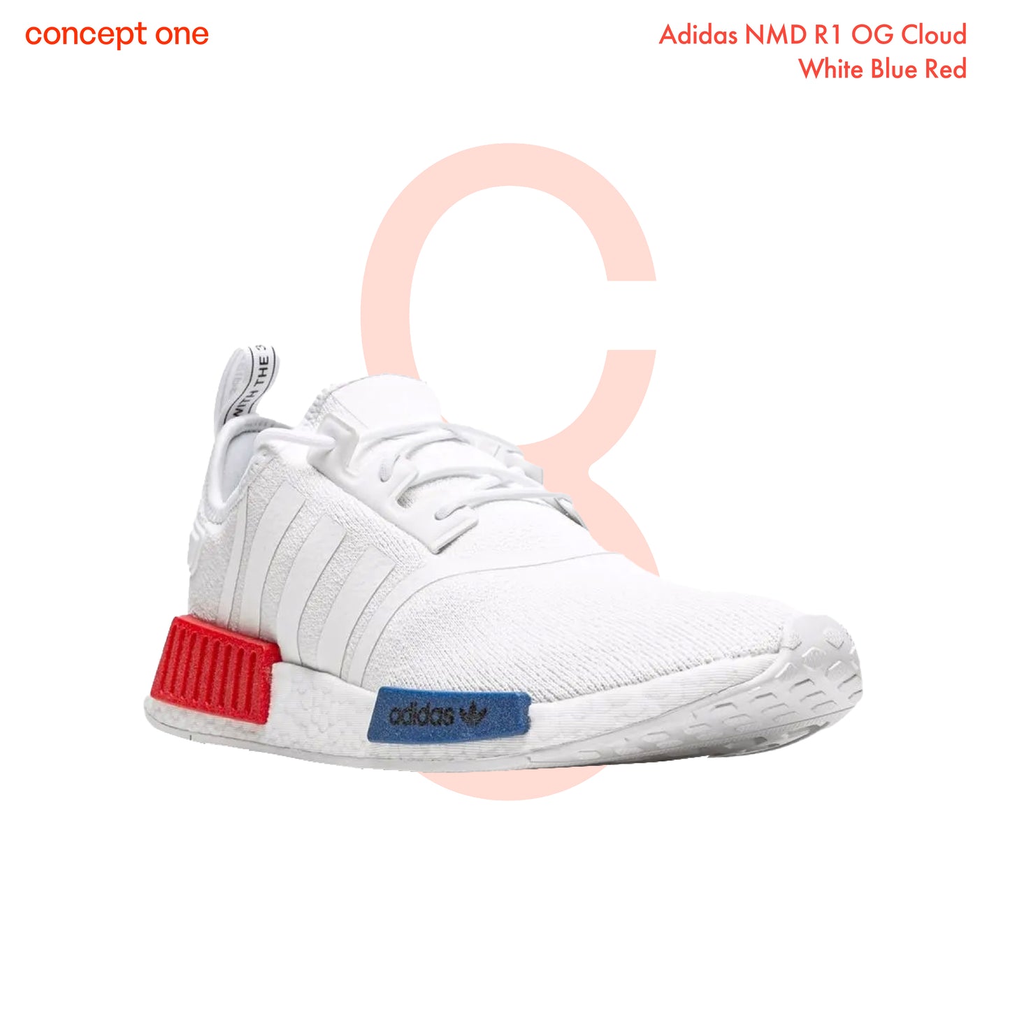 Adidas NMD R1 OG Cloud White Blue Red GZ7925 (M)