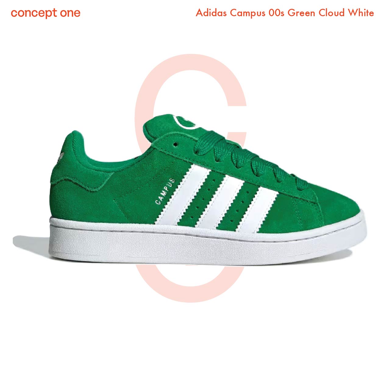 Adidas Campus 00s Green Cloud White (W)