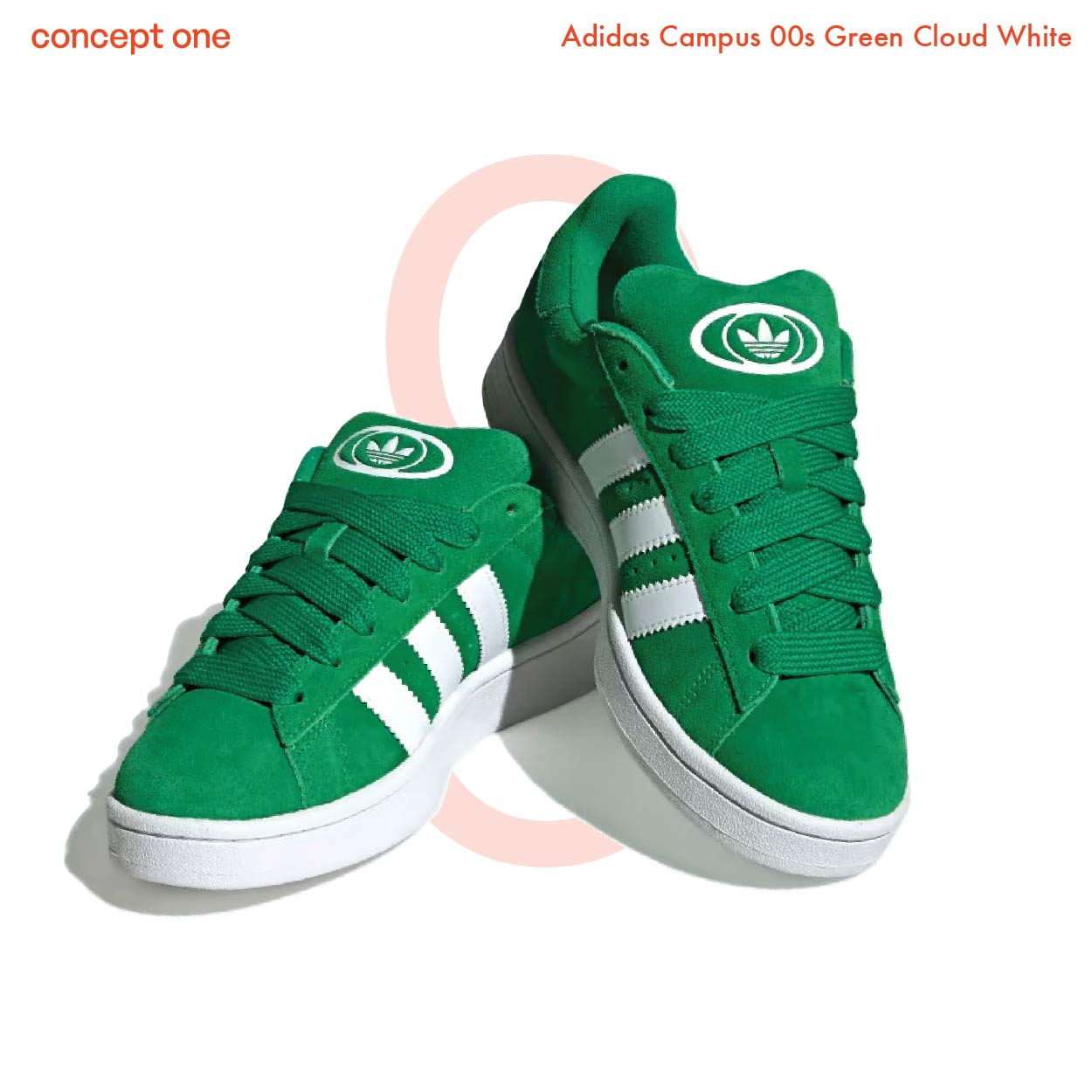 Adidas Campus 00s Green Cloud White (W)