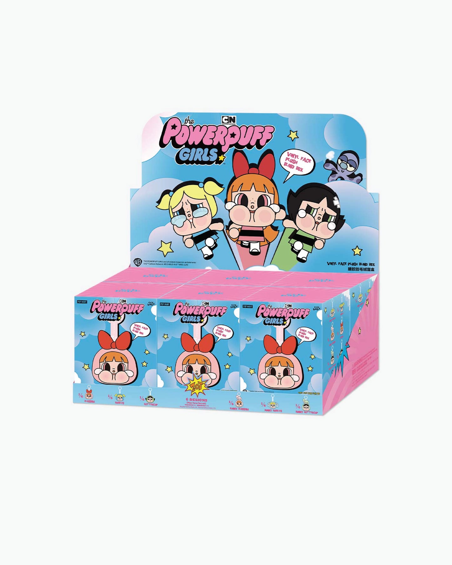 CRYBABY x Powerpuff Girls Vinyl Face Plush Series Figures
