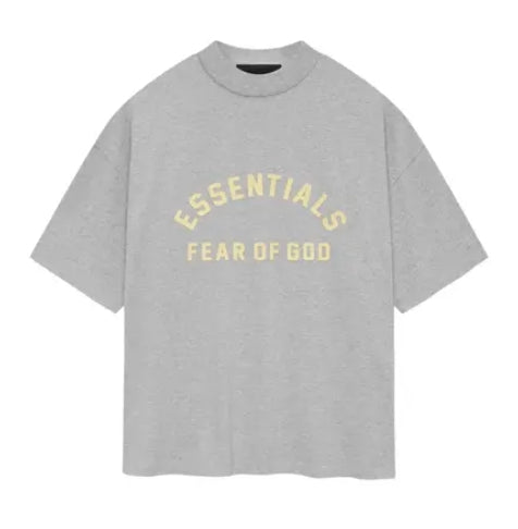 ESSENTIALS Crewneck Light Heather Grey (SS24)