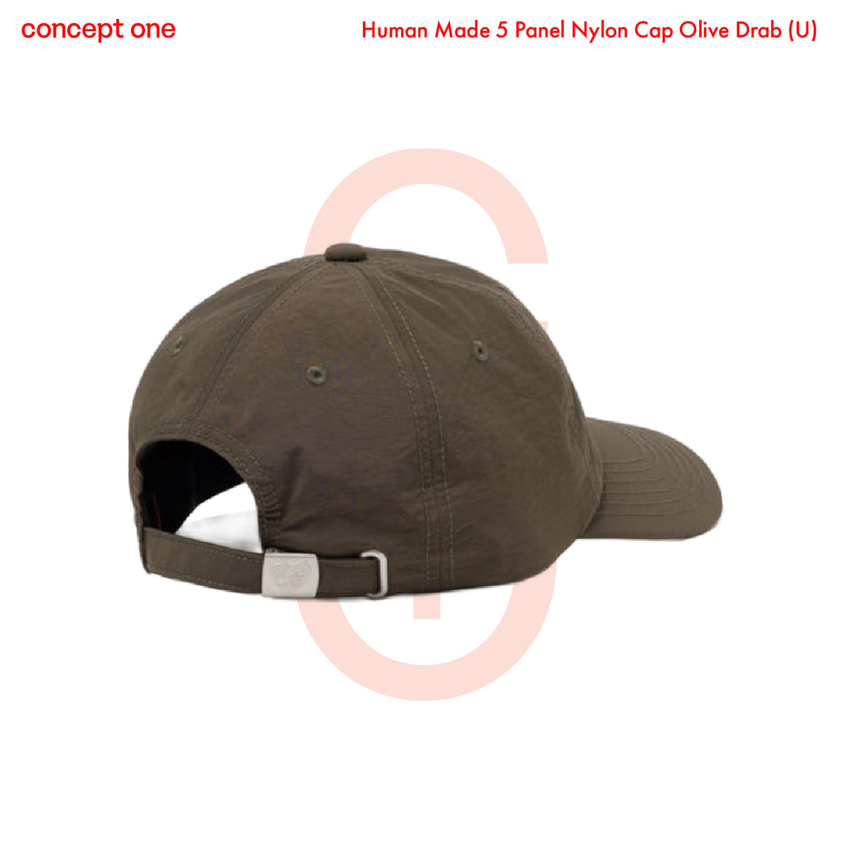 Human Made 5 Panel Nylon Cap Olivedrab (U)