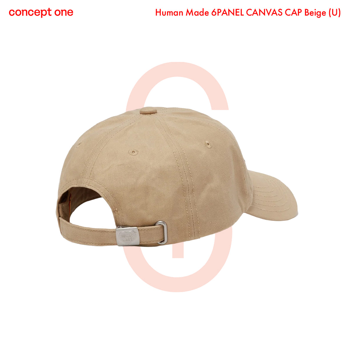 Human Made 6PANEL CANVAS CAP Beige (U)