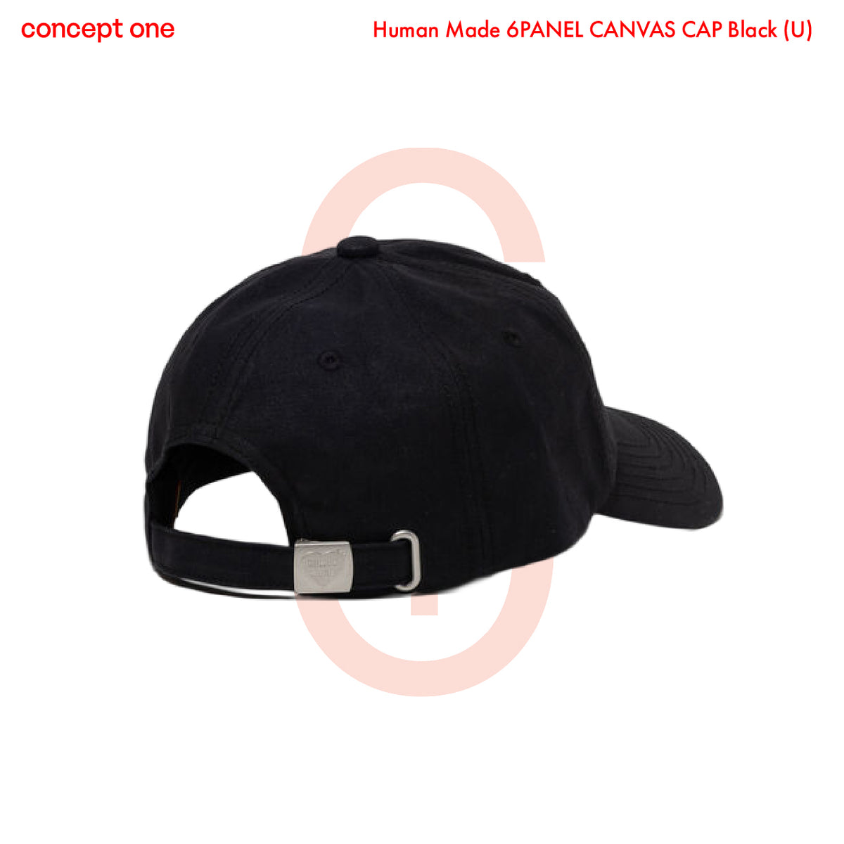 Human Made 6PANEL CANVAS CAP Black (U)