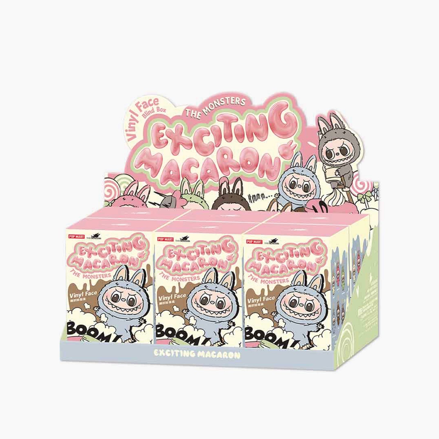 Pop Mart Labubu THE MONSTERS - Tasty Macarons Vinyl Face Blind Box