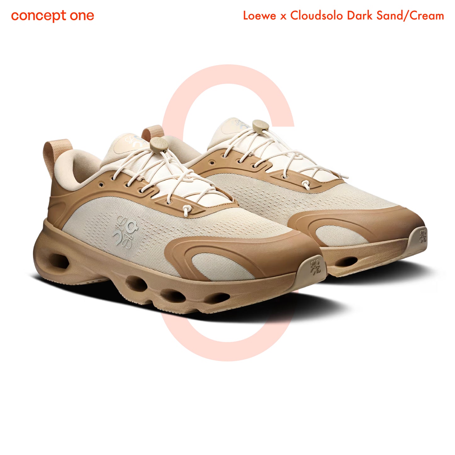 Loewe x On Cloudsolo Dark Sand Cream (W)