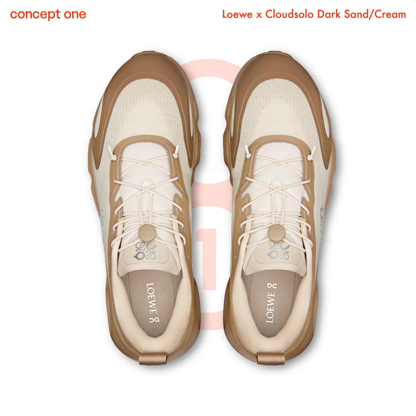 Loewe x On Cloudsolo Dark Sand Cream (W)