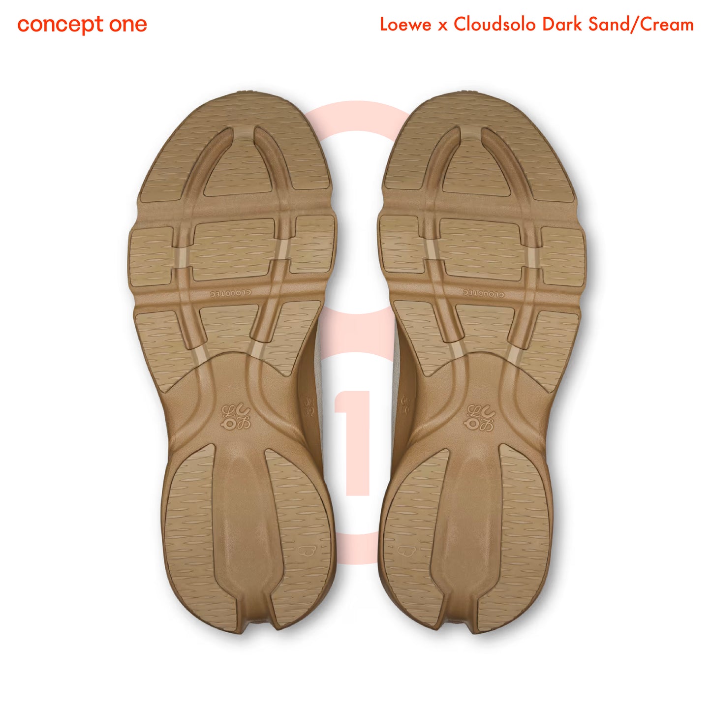 Loewe x On Cloudsolo Dark Sand Cream (W)