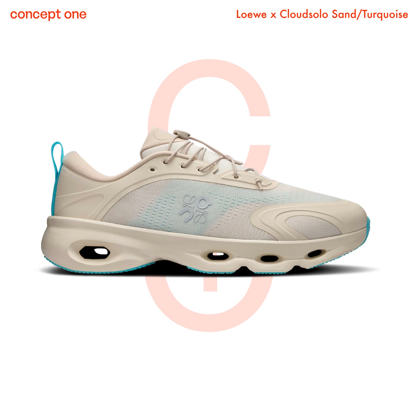 Loewe x On Cloudsolo Sand Turquoise (W)