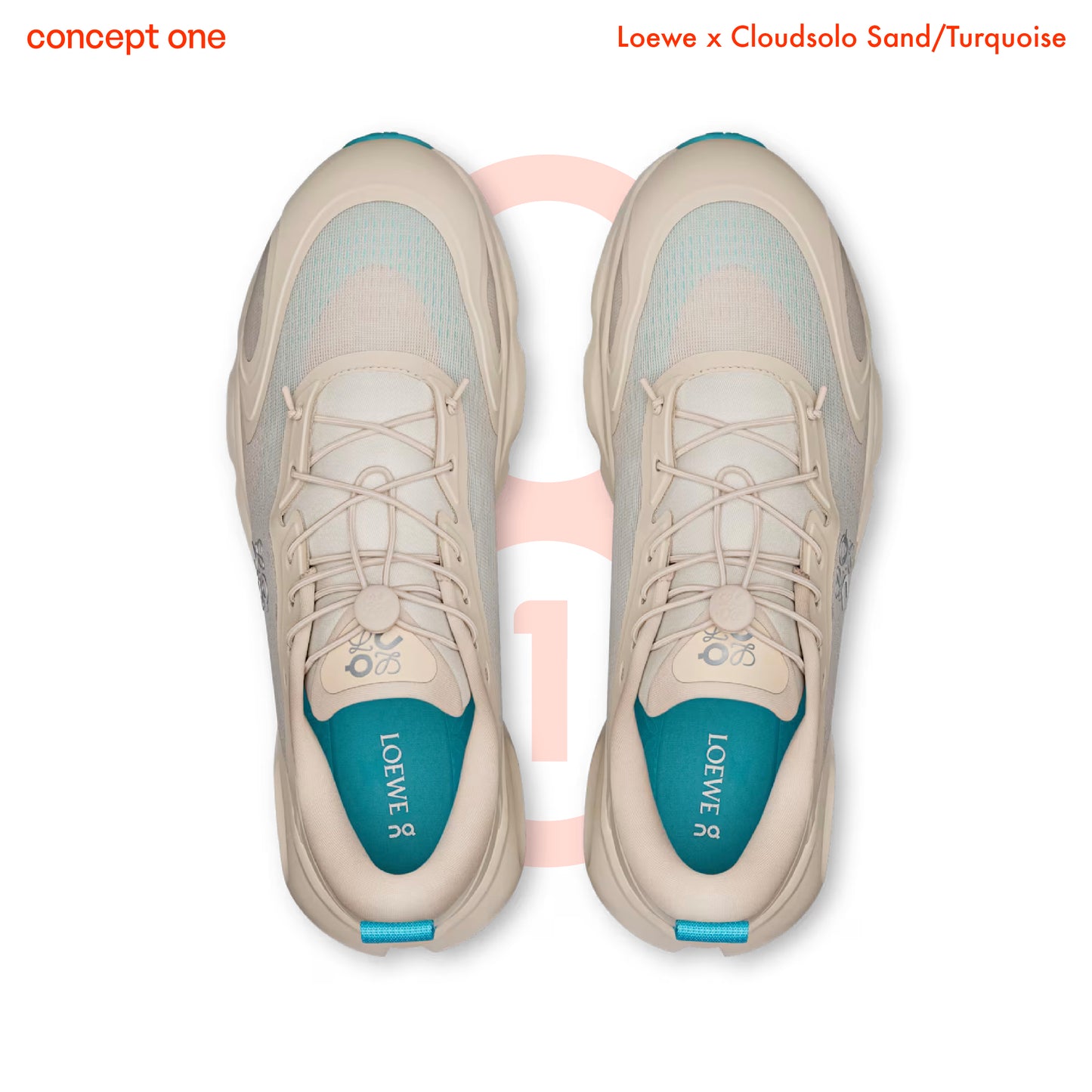 Loewe x On Cloudsolo Sand Turquoise (W)