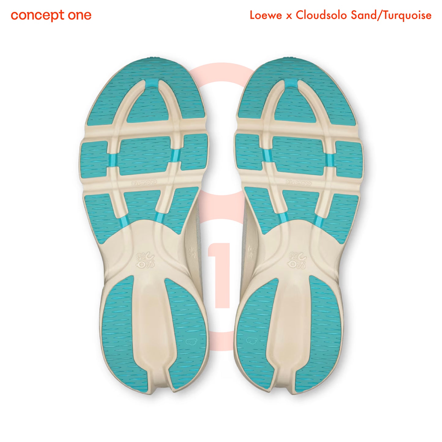 Loewe x On Cloudsolo Sand Turquoise (W)