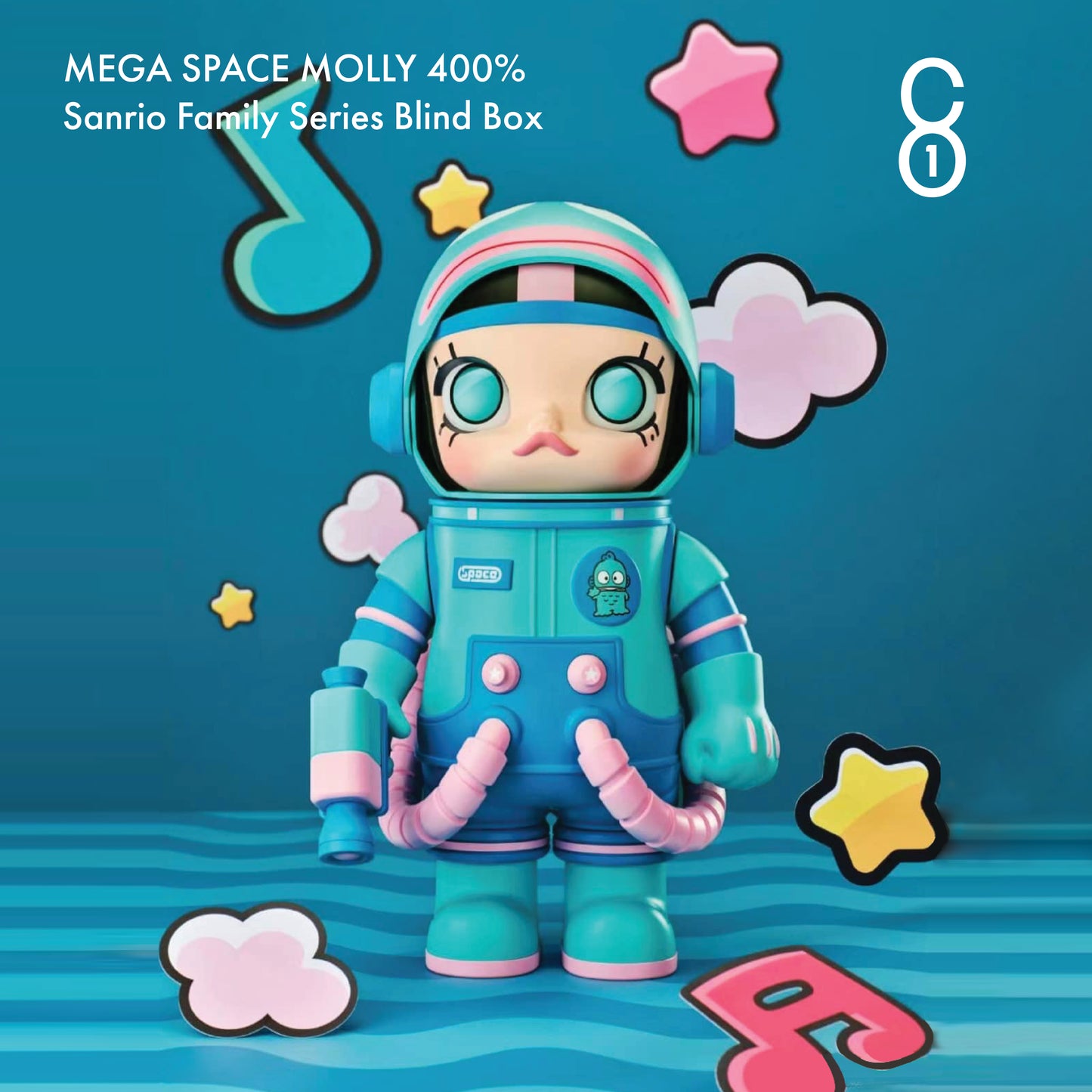 MEGA SPACE MOLLY 400% Sanrio Characters Series