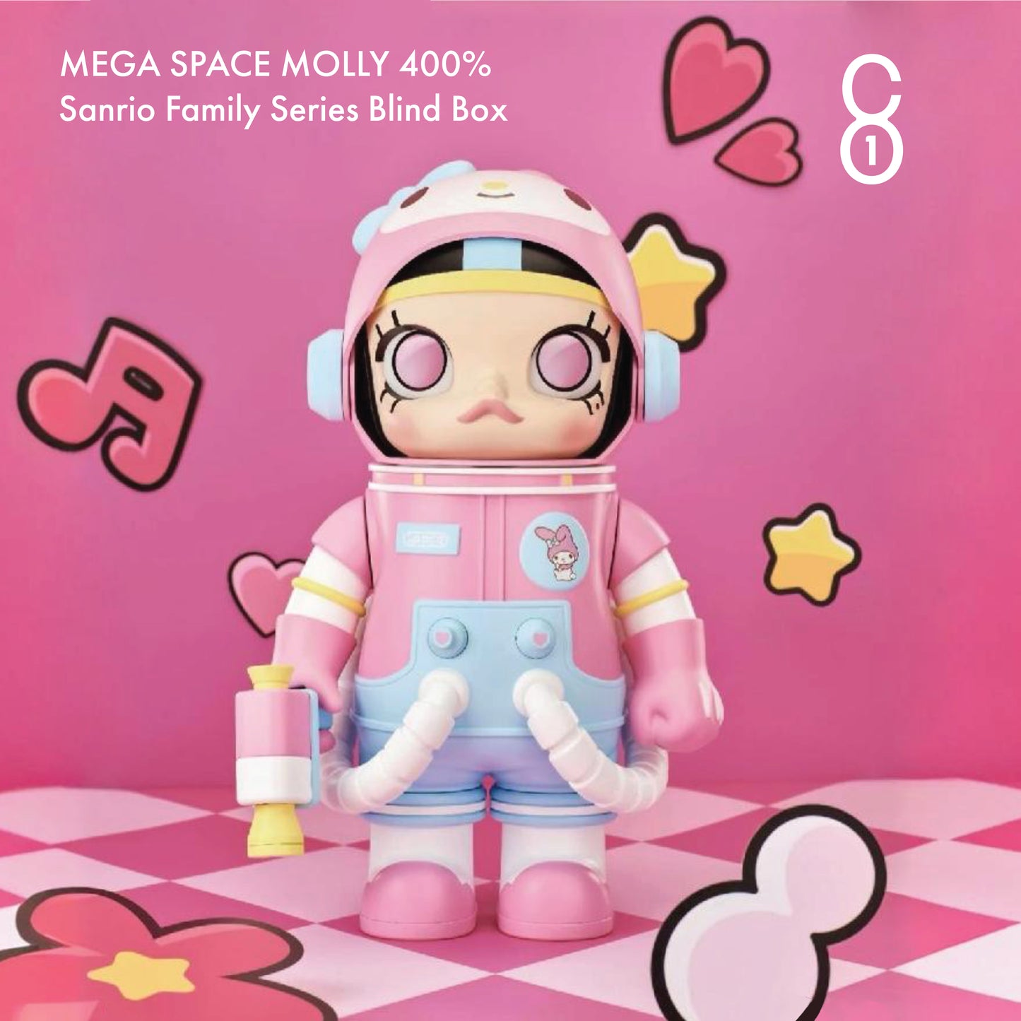 MEGA SPACE MOLLY 400% Sanrio Characters Series
