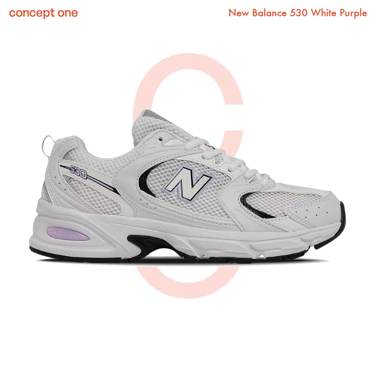 New Balance 530 White Purple (M)