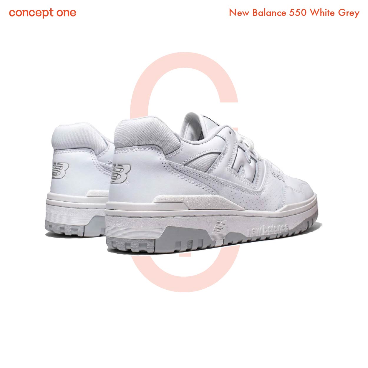 New Balance 550 White Grey (GS)