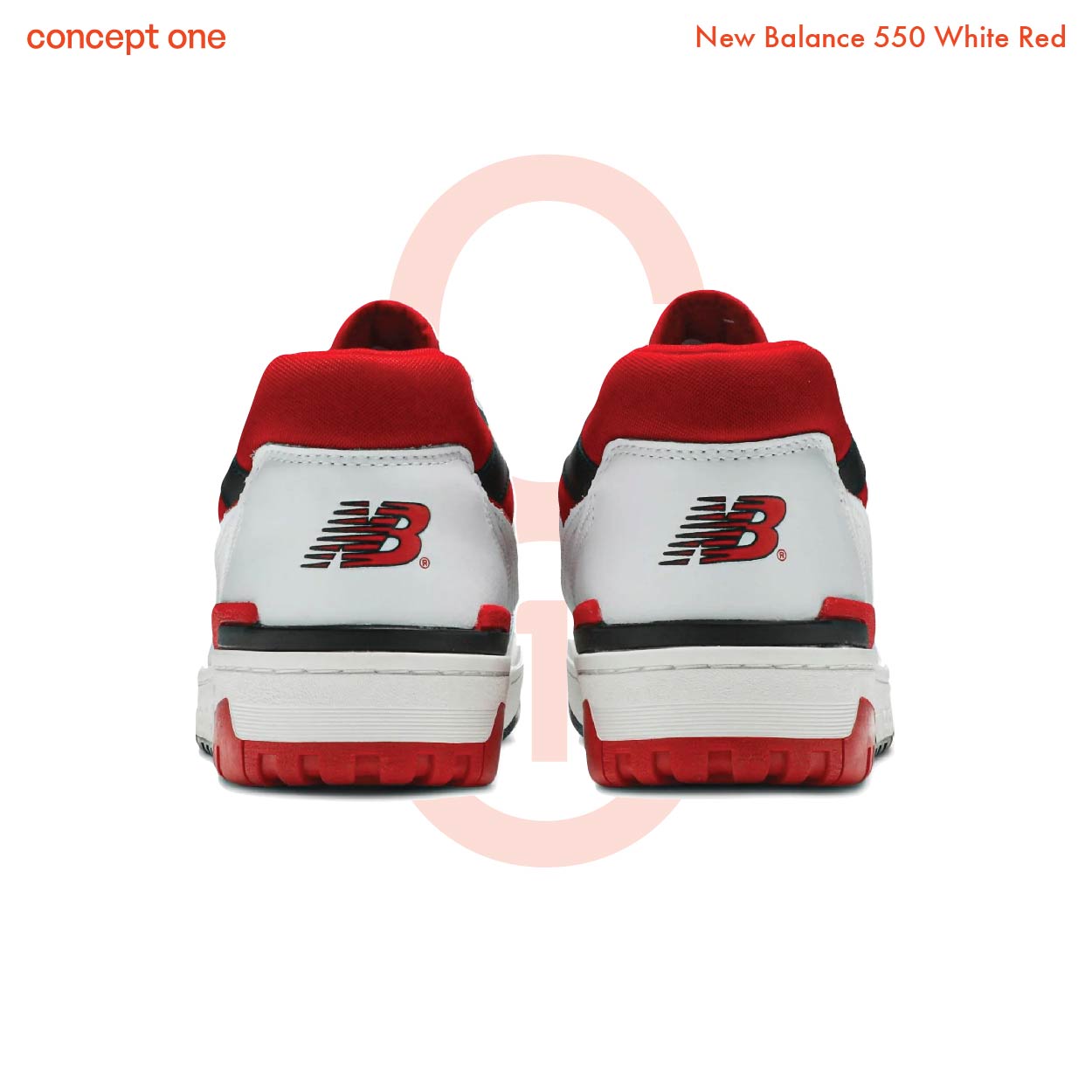 New Balance 550 White Red (M)