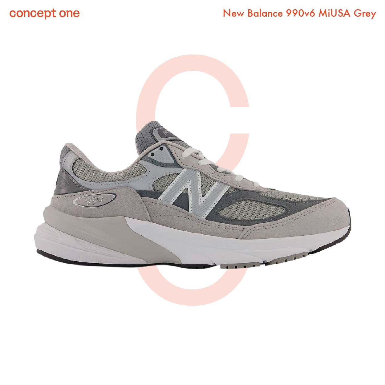 New Balance 990v6 MiUSA Grey (W)