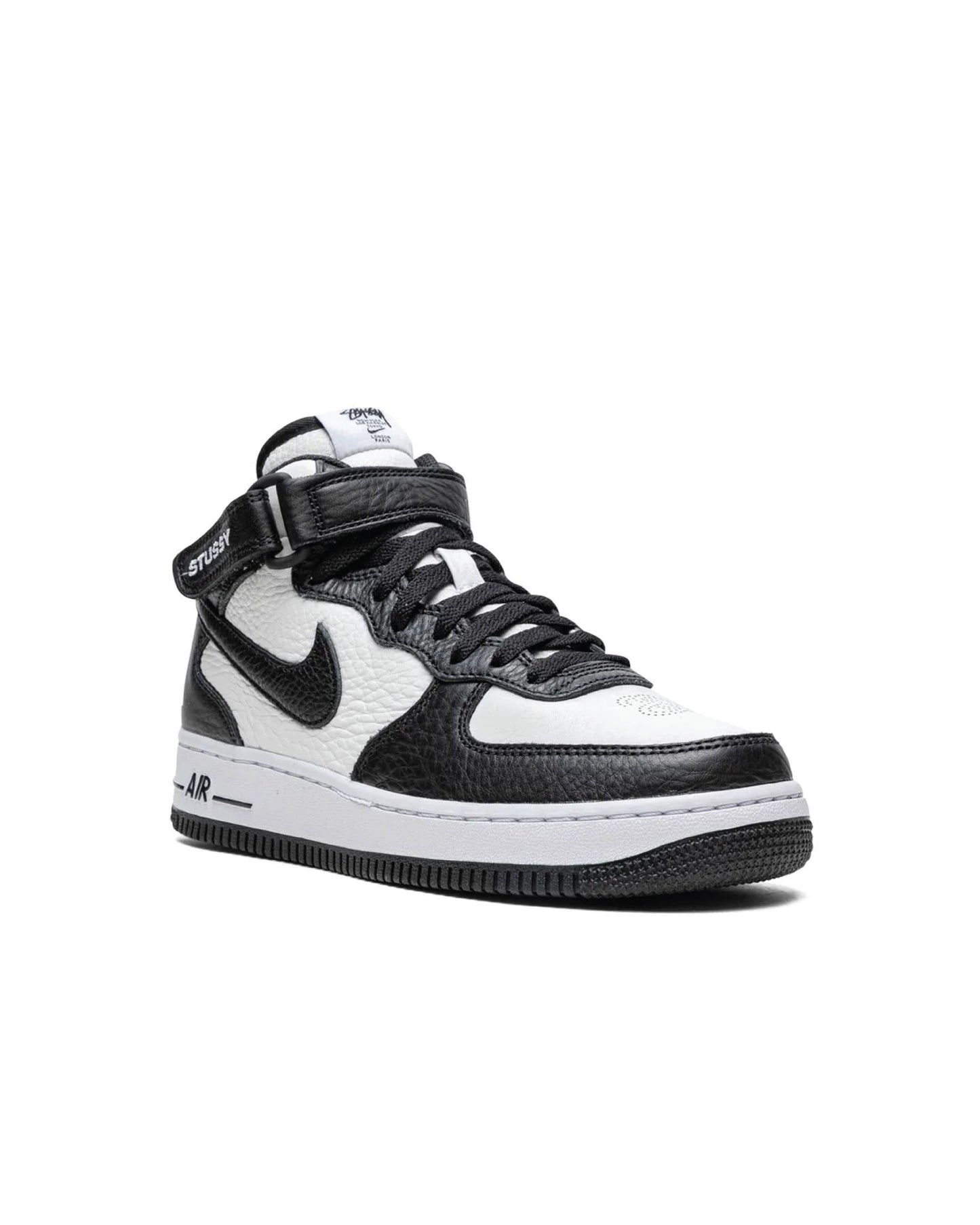 Nike Air Force 1 Mid x Stüssy Black and Light Bone (M)