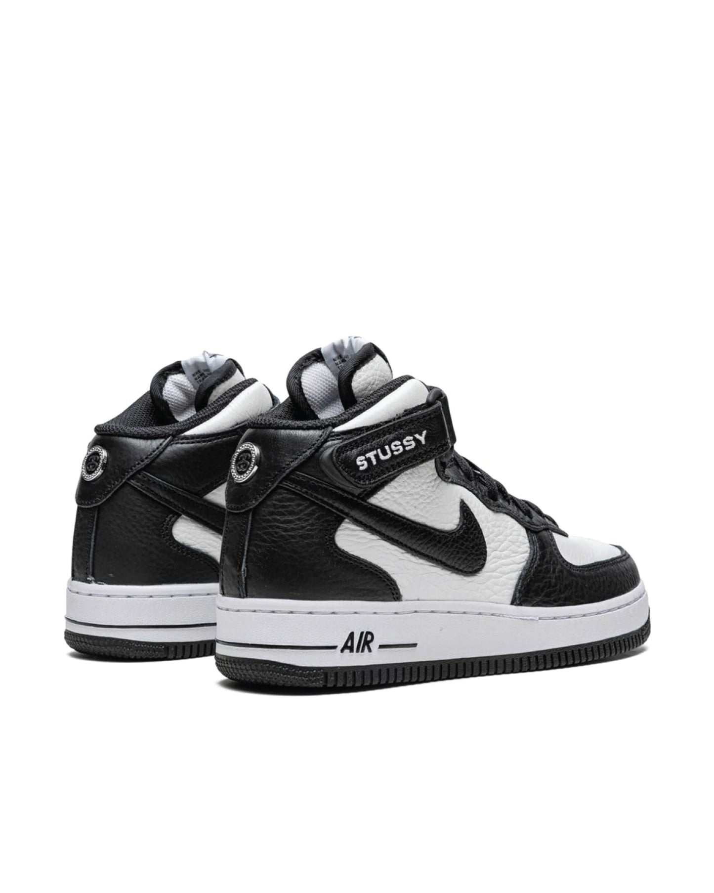 Nike Air Force 1 Mid x Stüssy Black and Light Bone (M)