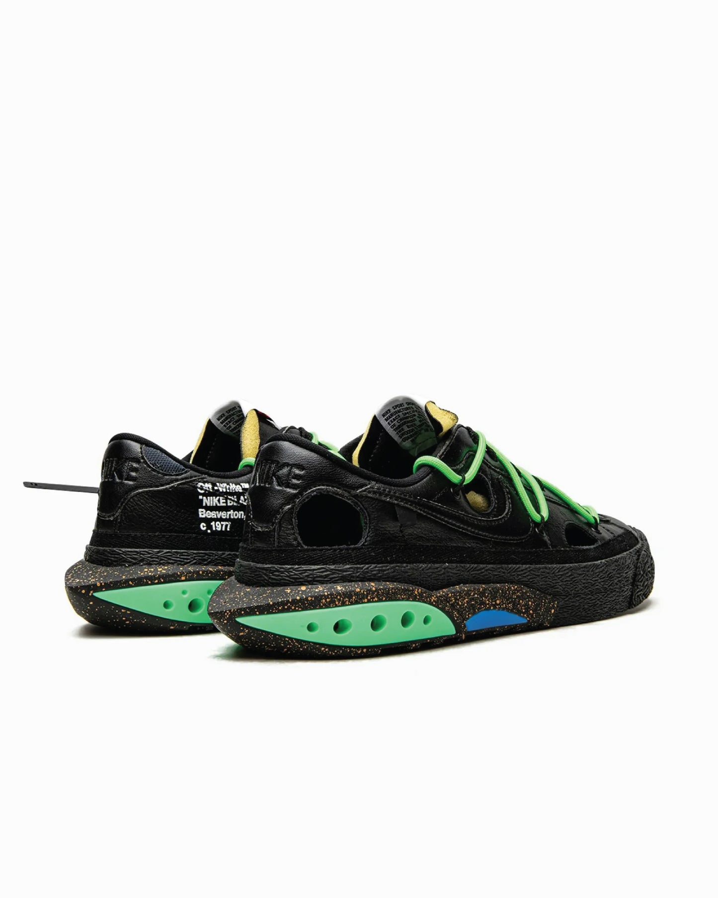 Nike Blazer Low Off-White Black Electro Green (M)