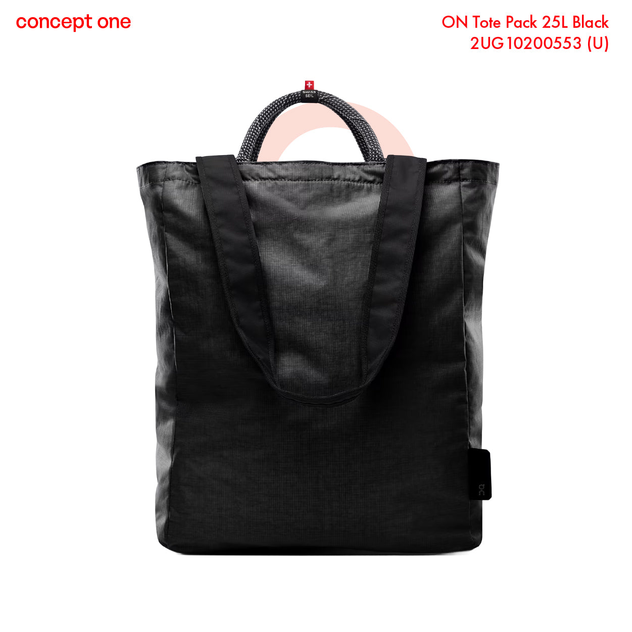 On Tote Pack 25L Black 2UG10200553 (U)