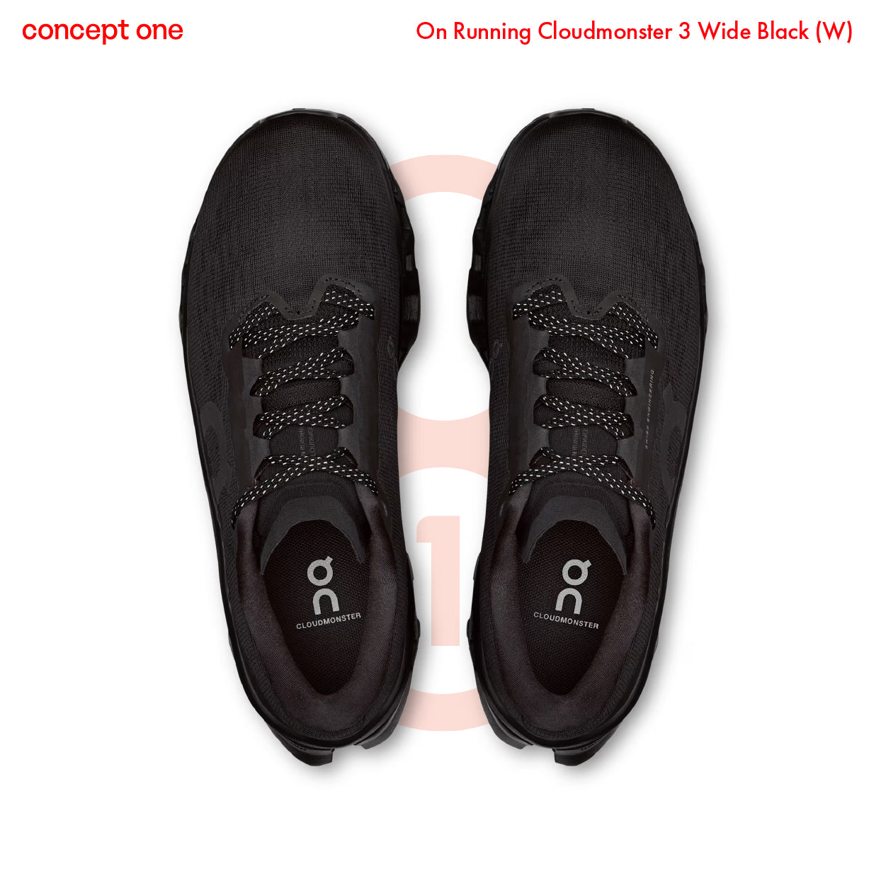 On Running Cloudmonster 3 Wide Black (W)