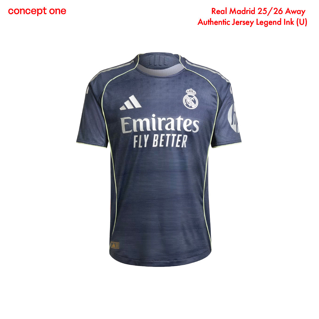 Real Madrid 25/26 Away Authentic Jersey Legend Ink (U)
