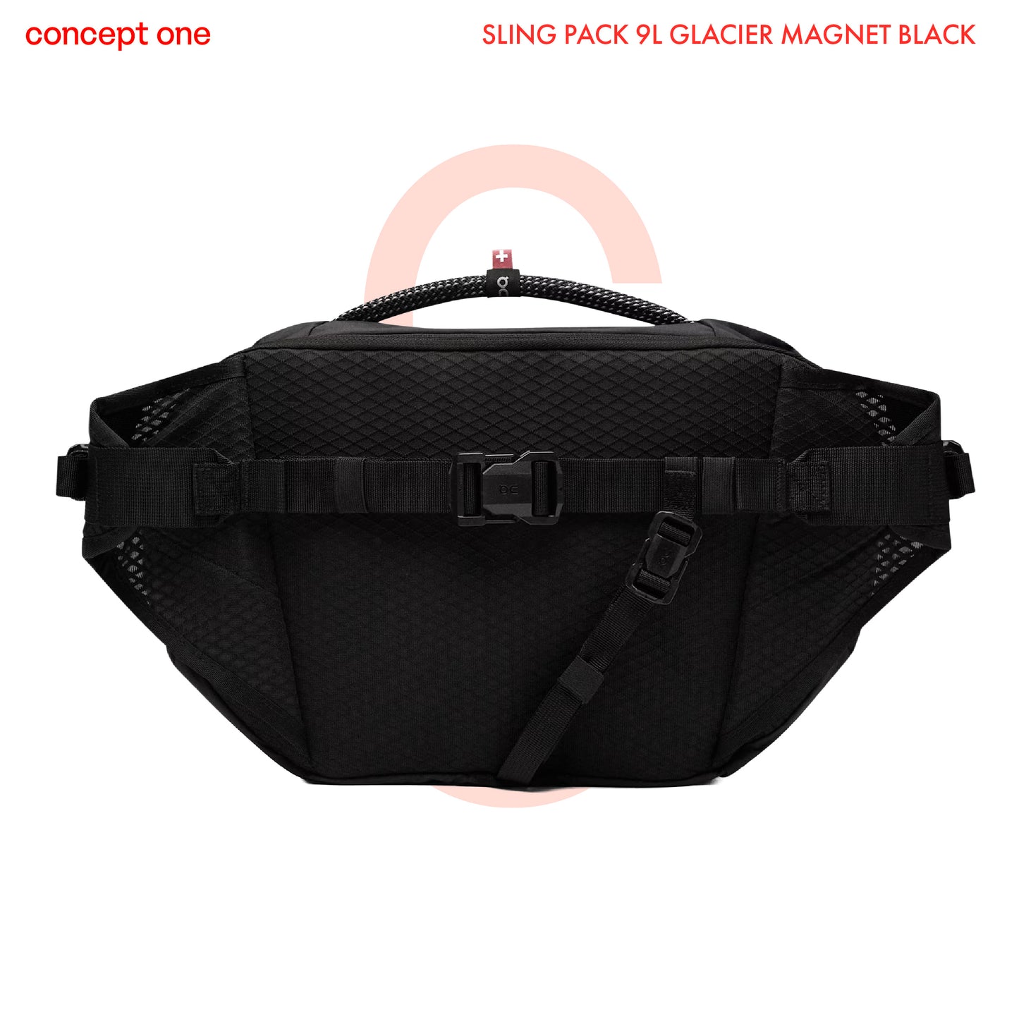 SLING PACK 9L GLACIER MAGNET BLACK 2UF3016230